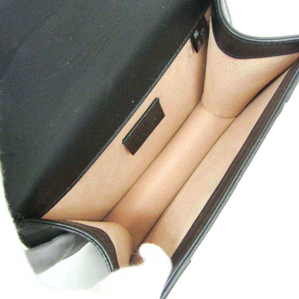 GUCCI Black Leather Shoulder Bag - Picture 3 of 15